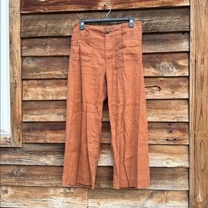 Maeve Colette Pants in Warm Tan
